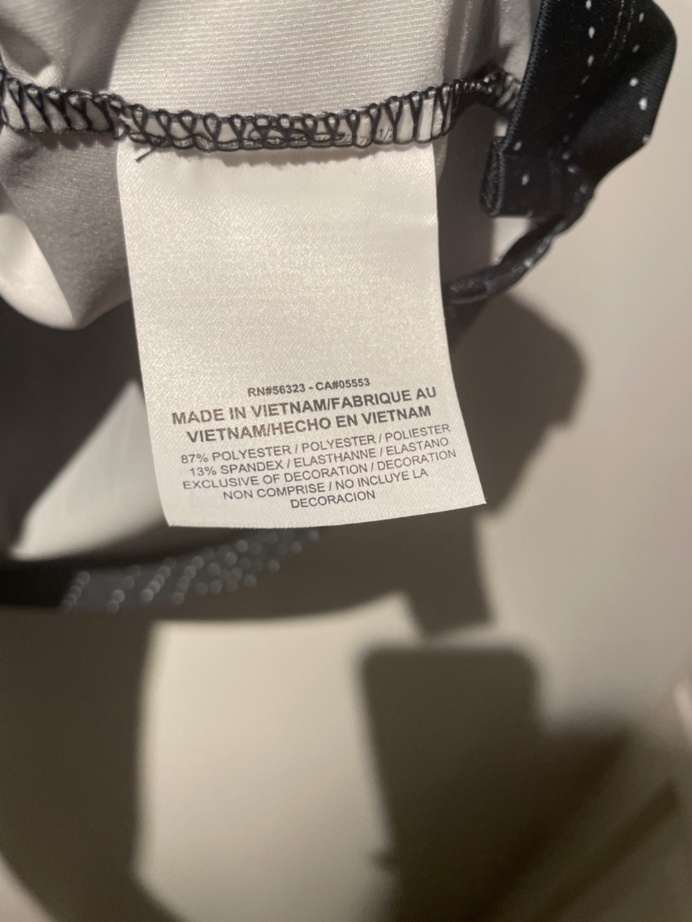 Nike Women’s DRI-FIT Black and White Golf Shirt - Picture 9 of 10